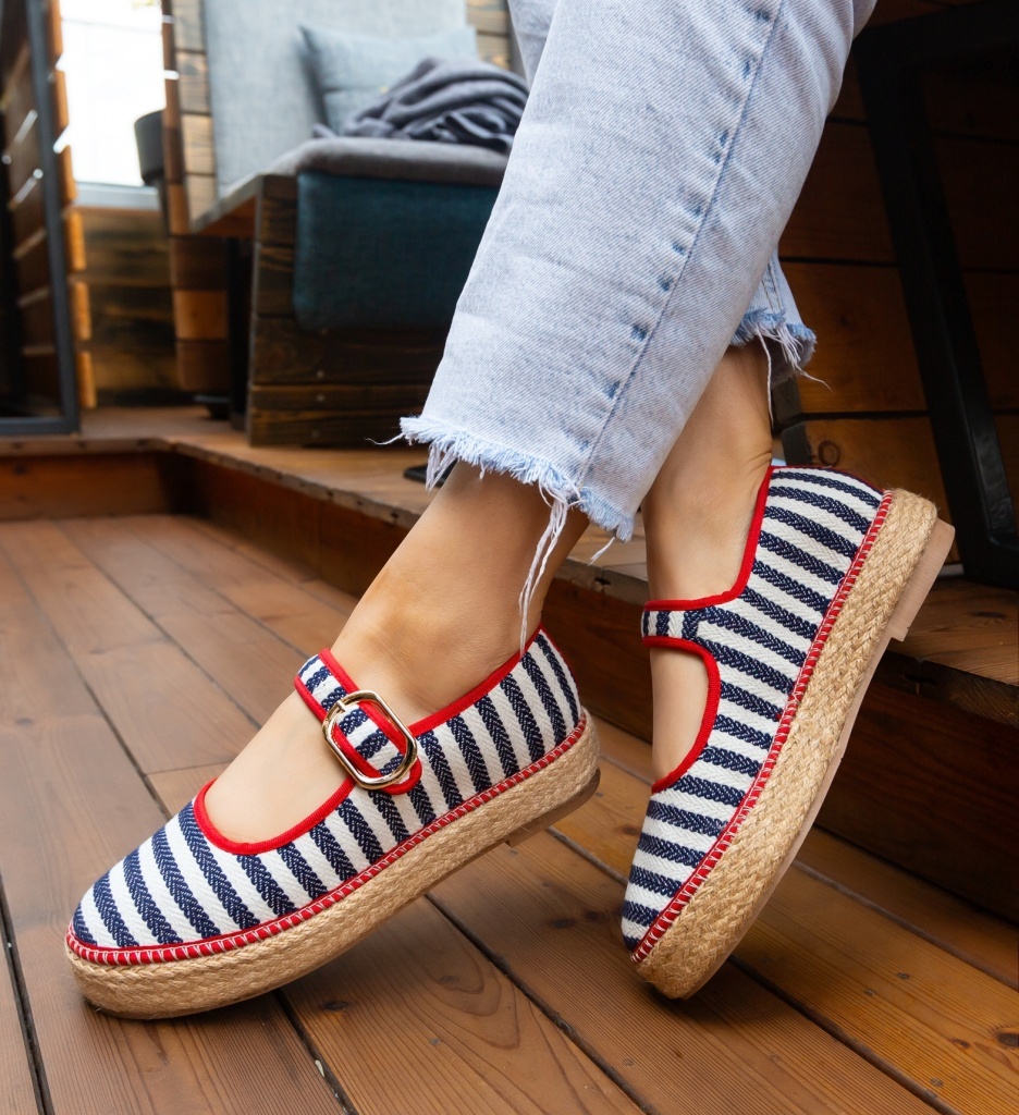 Espadrile Dama Gamny Albastri | Confort Casual - imagine 3