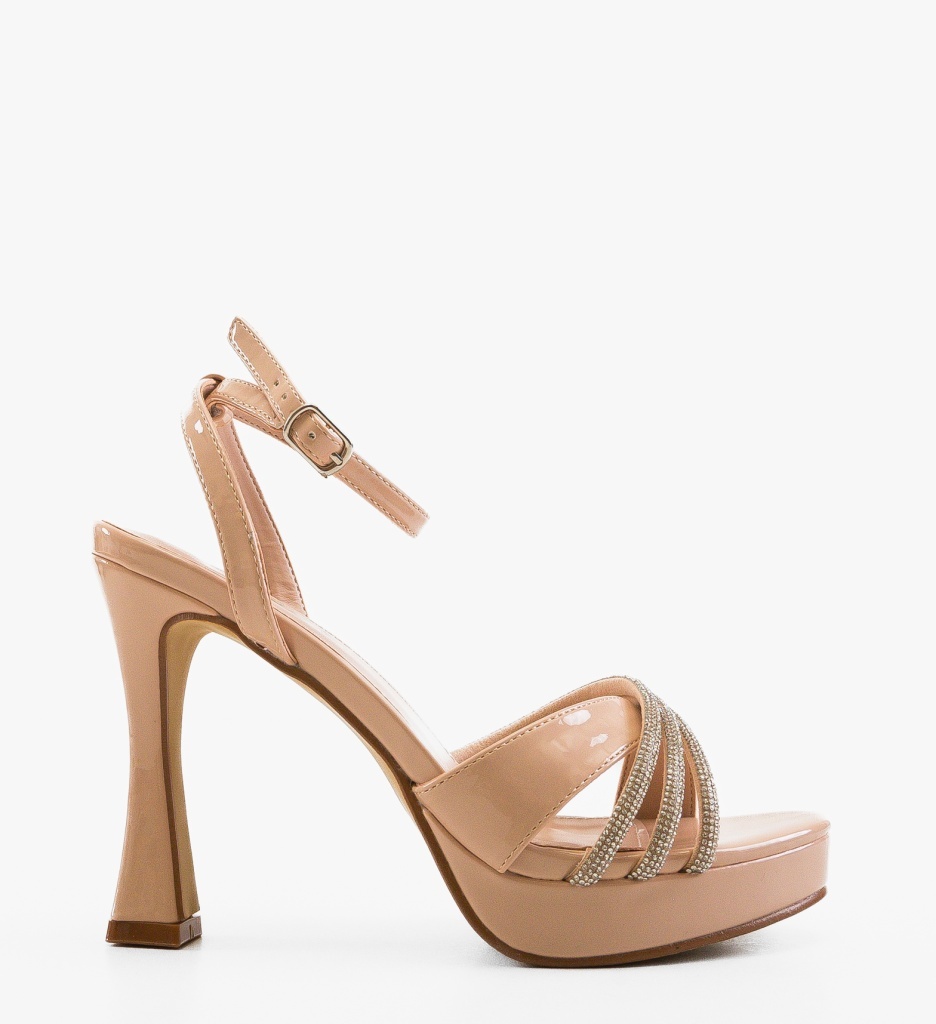 Sandale cu Toc Menty Nude - Eleganță și Stil - imagine 6