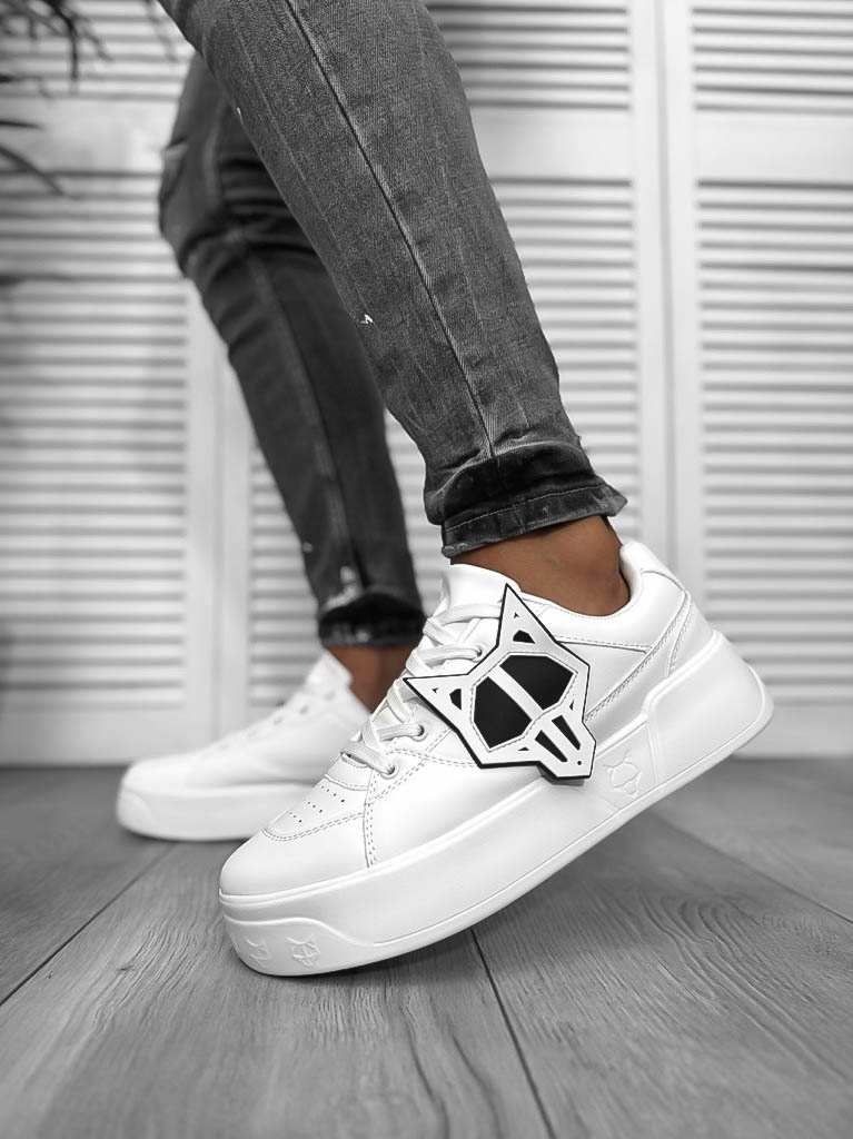 Adidași Casual Bărbați Albi - Confort & Stil