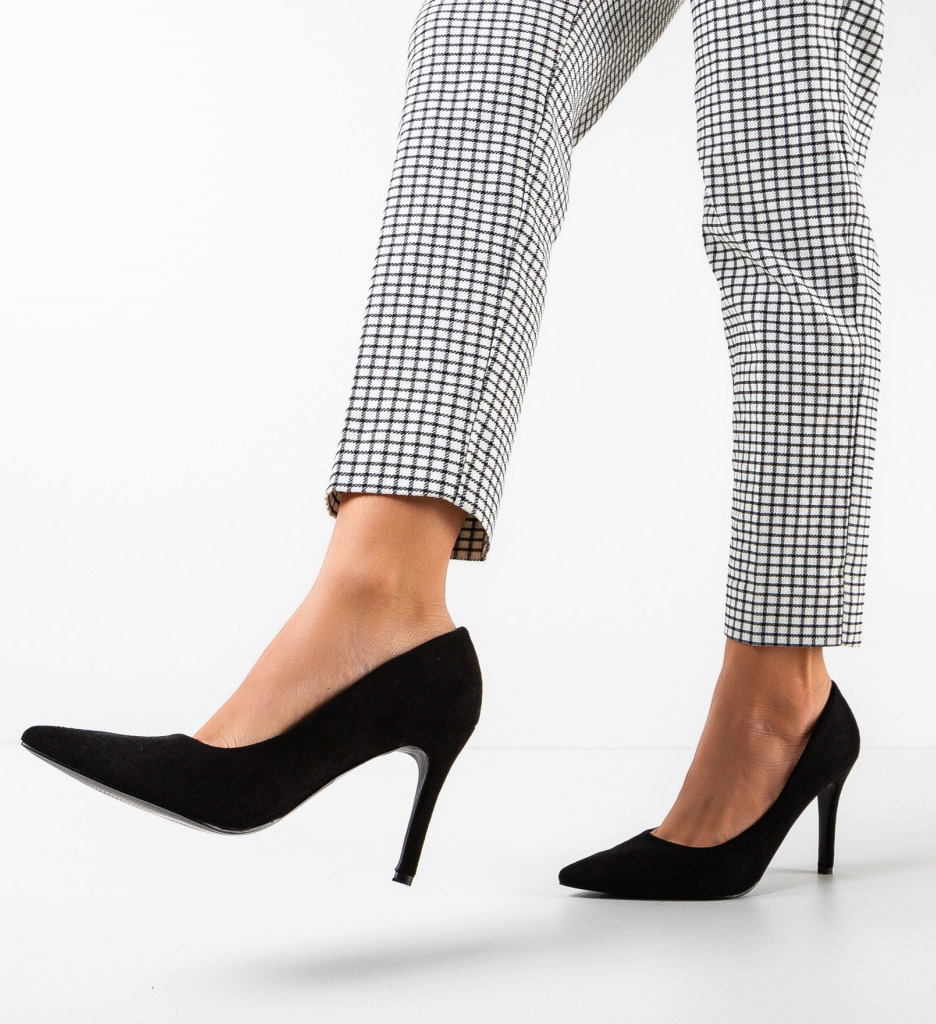 Pantofi cu Toc Olson Negri 2 - Eleganță și Stil - imagine 2