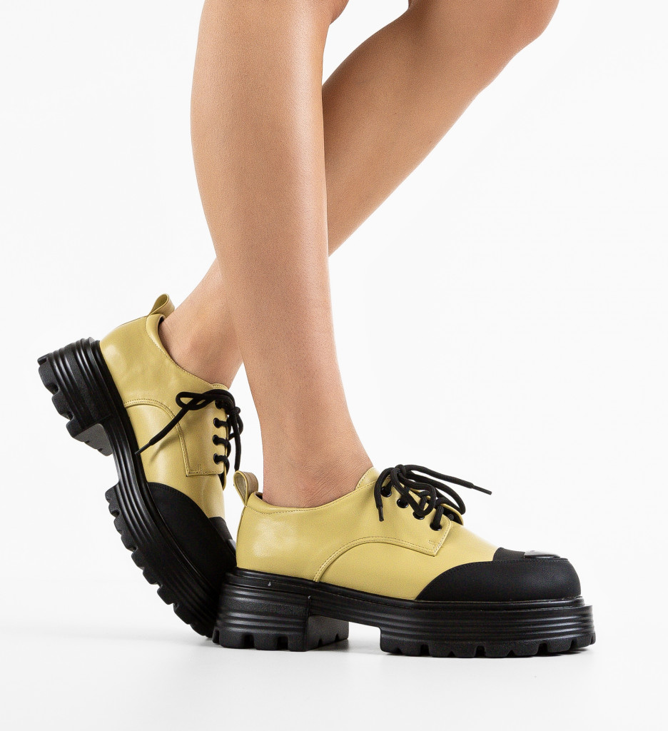 Pantofi Casual Dama Mert Galbeni | Confort și Stil