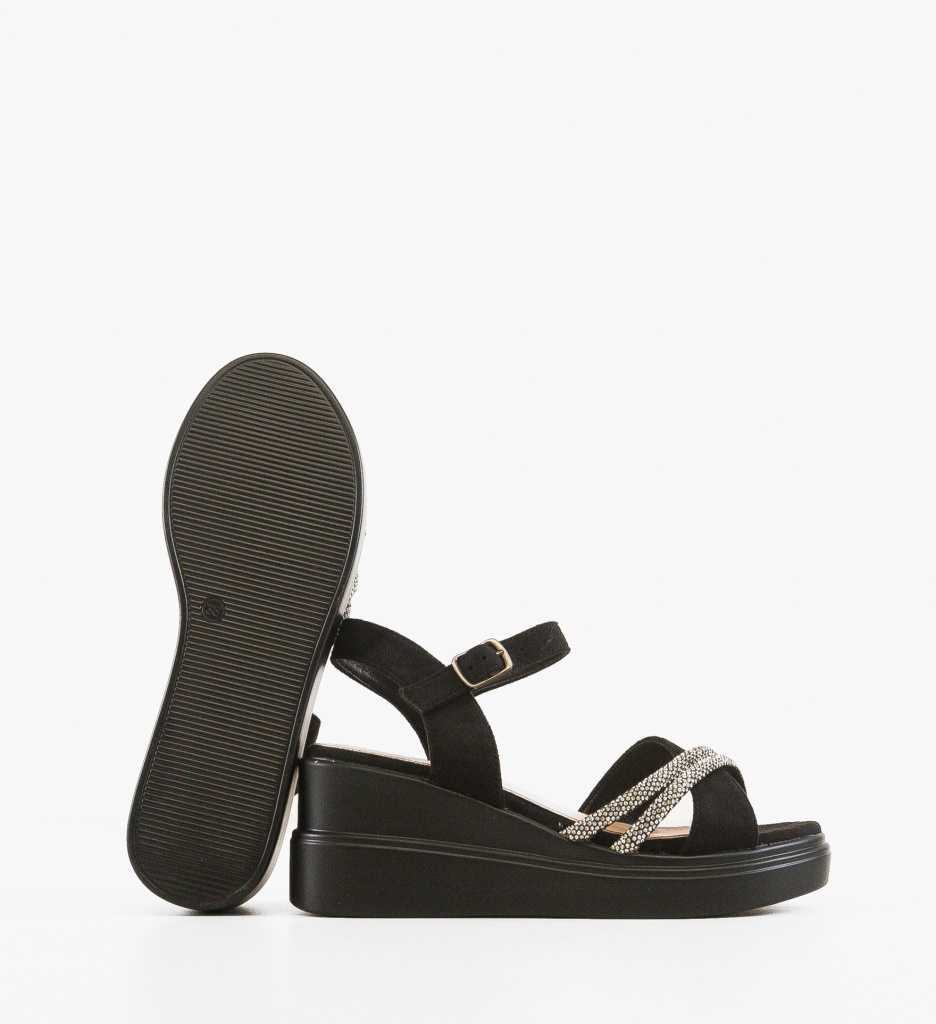 Platforme Dama Mykfa Negre - Stil si Confort - imagine 3