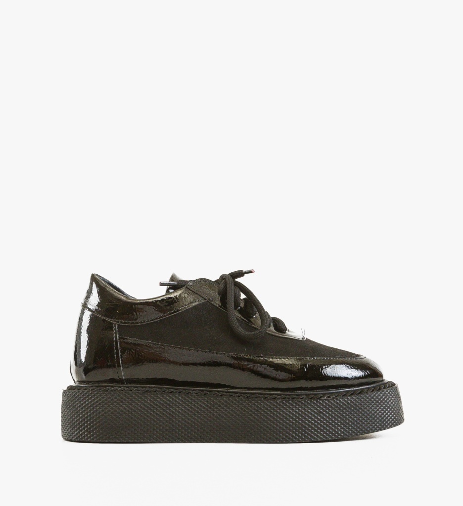 Pantofi Casual Negri Fahana 3 - Stil Versatil - imagine 6