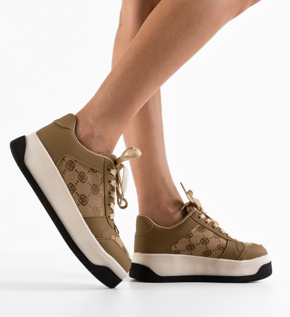 Sneakers Dama Guett Khaki | Confort Urban