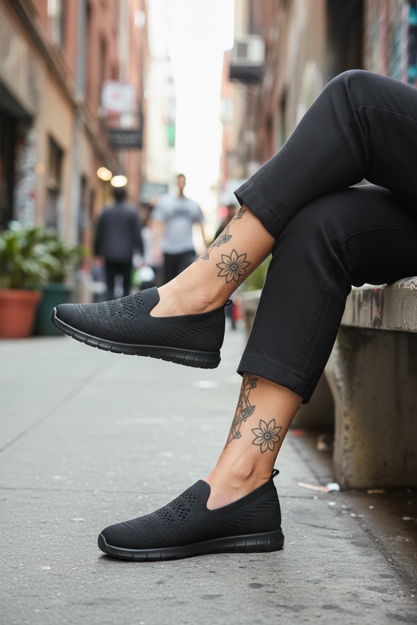 Espadrile Dama Negre | Confort & Stil Casual - imagine 2