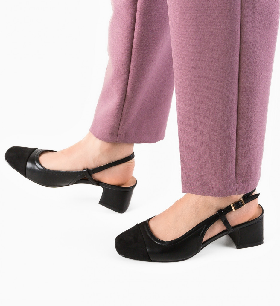 Pantofi Eilee Negri - Eleganță și Stil - imagine 8