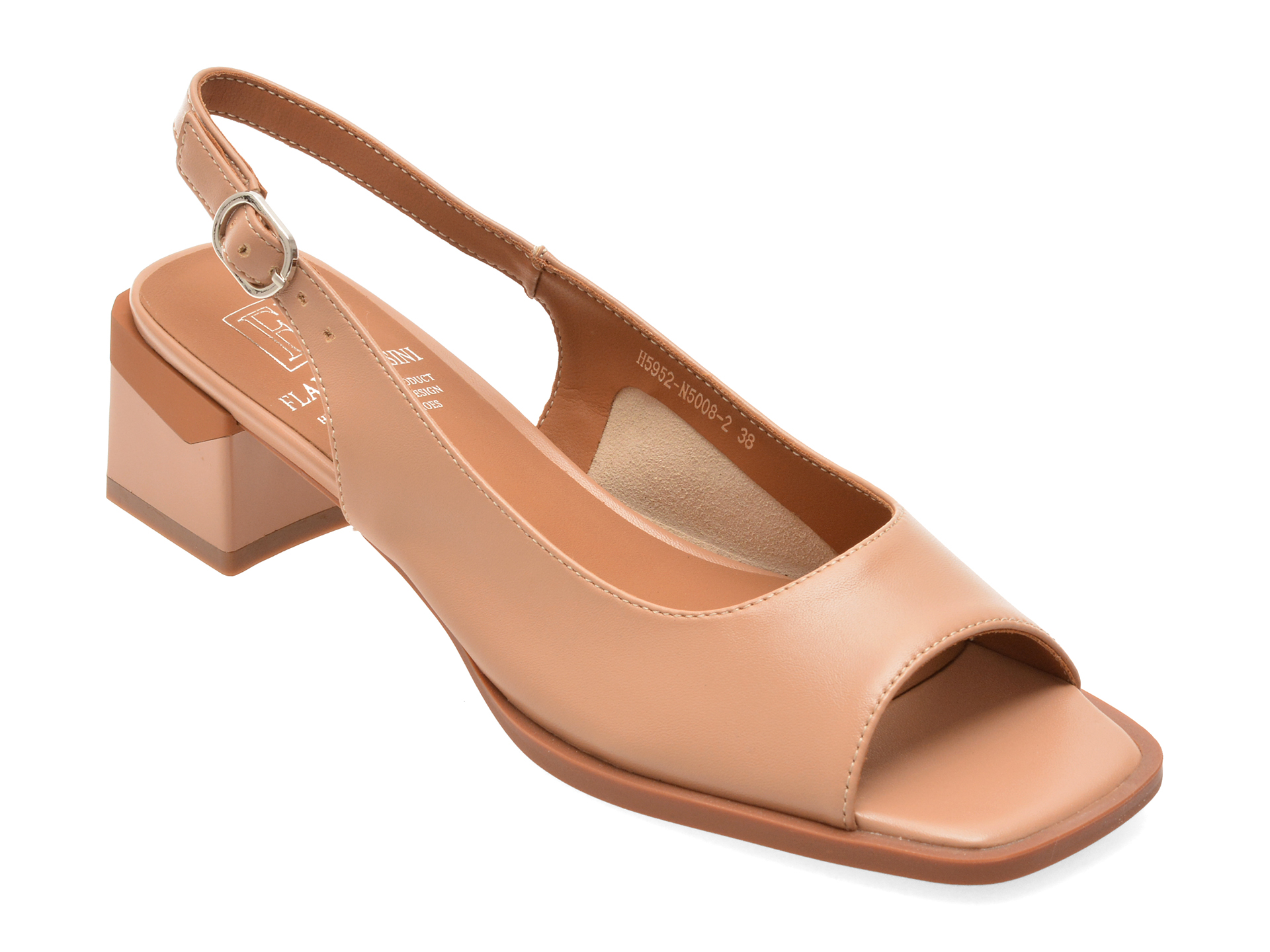 Sandale FLAVIA PASSINI Nude din Piele Naturală H5952