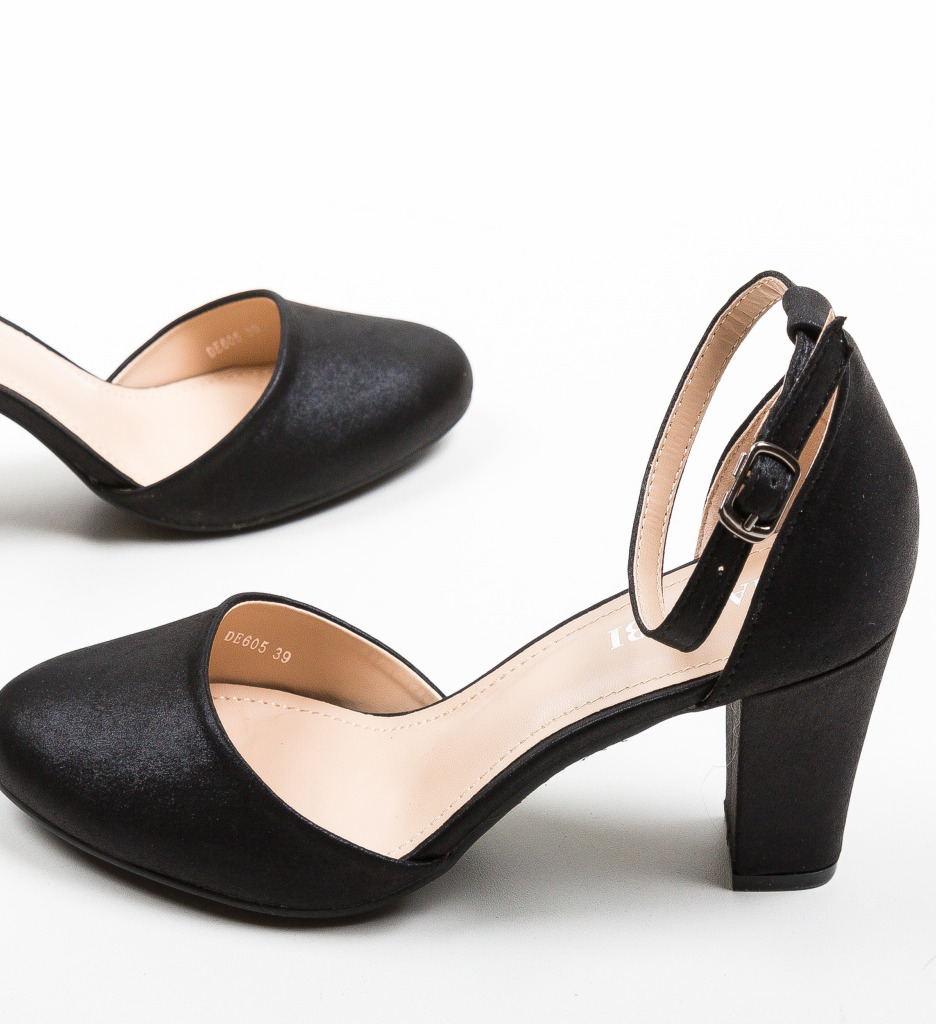 Pantofi Terp Negri | Eleganță și Stil - imagine 4