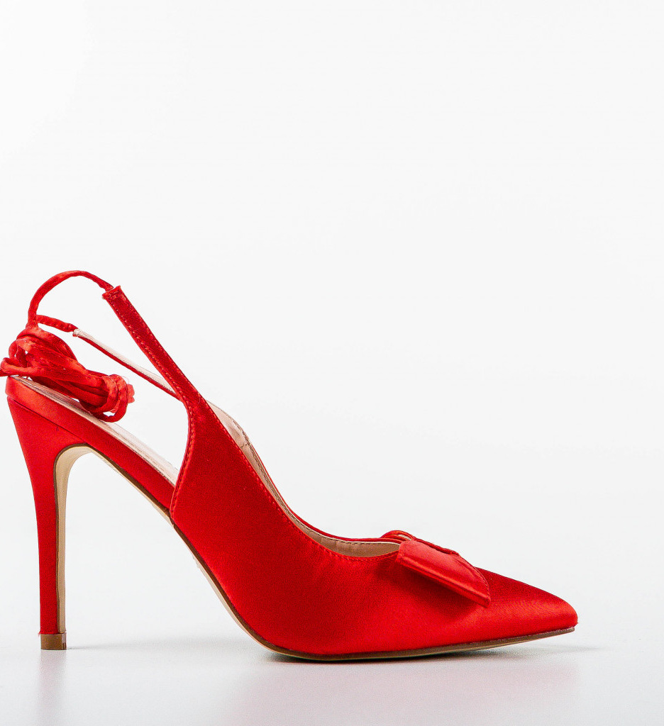Pantofi Rania Rosii cu Toc - Eleganță și Stil - imagine 6
