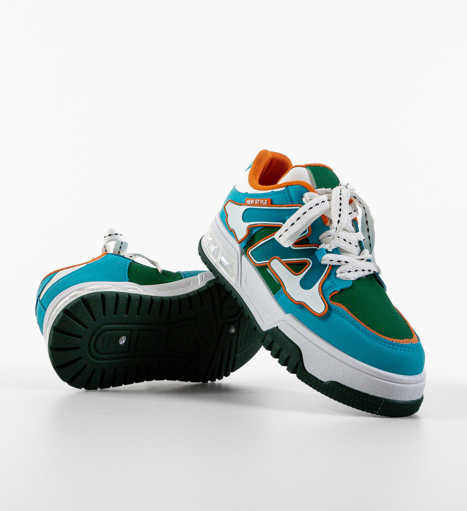 Sneakers Dama Niustile Albastri - Confort și Stil - imagine 9