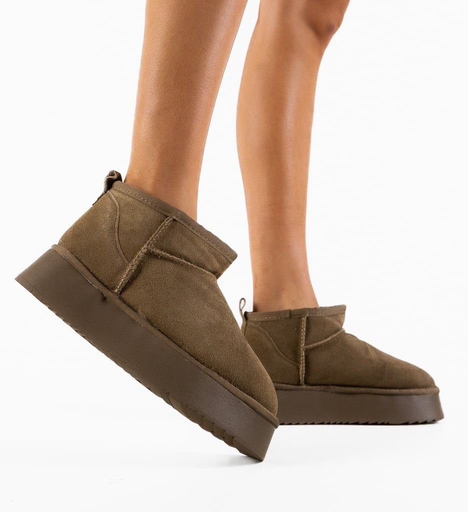 Ghete Ug Khaki - Confort și Stil Casual - imagine 2
