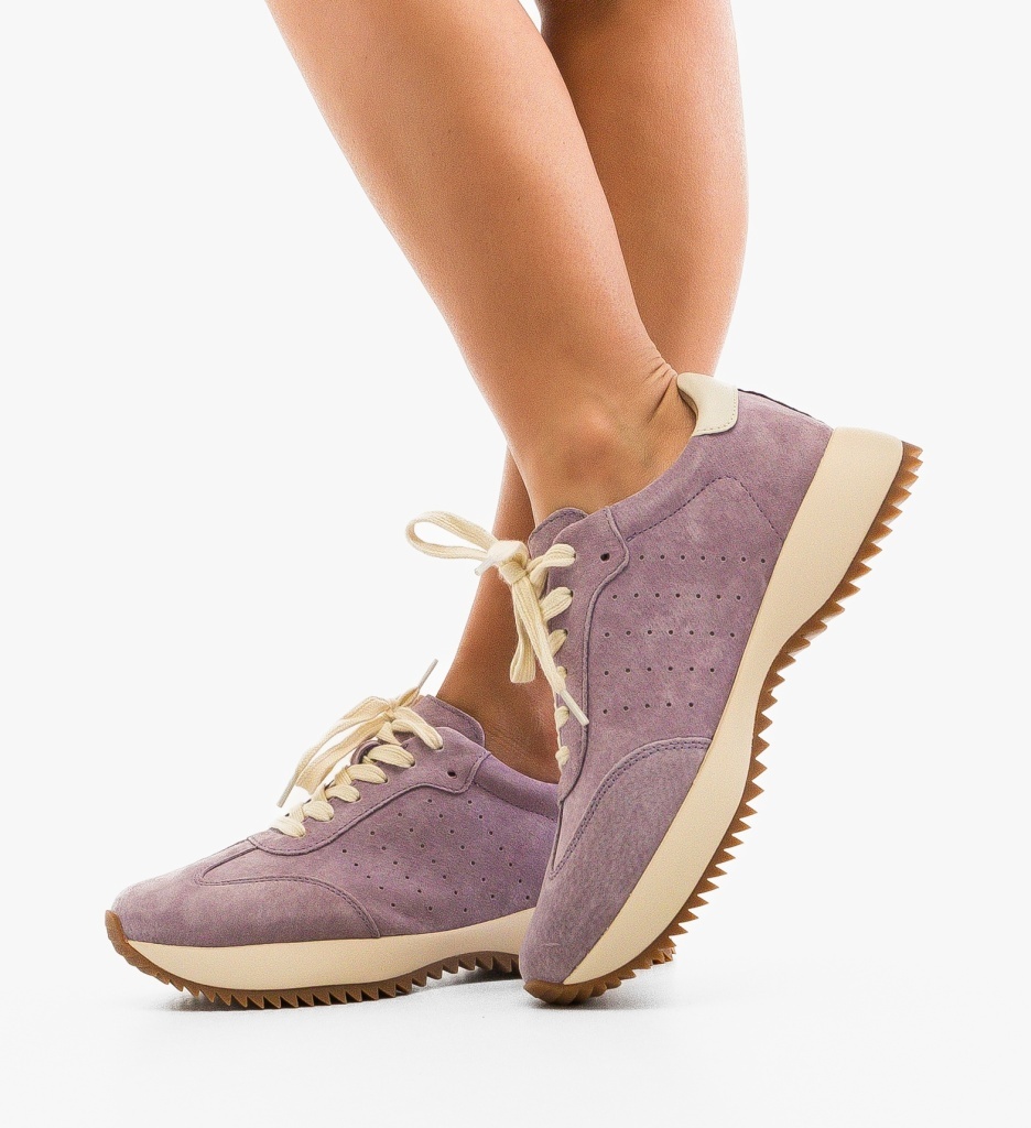 Sneakers Dama Mumbay Mov - Confort și Stil Urban