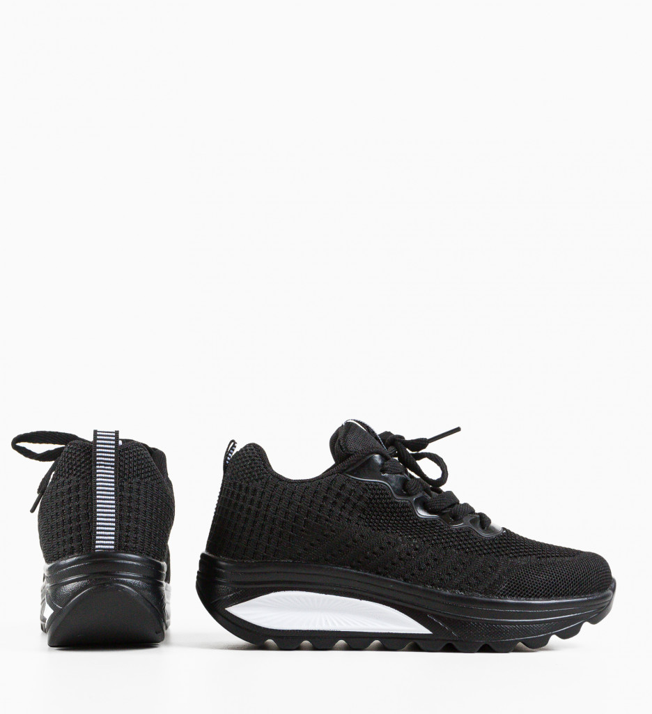 Sneakers Dama Regis Negri - Confort și Stil - imagine 5