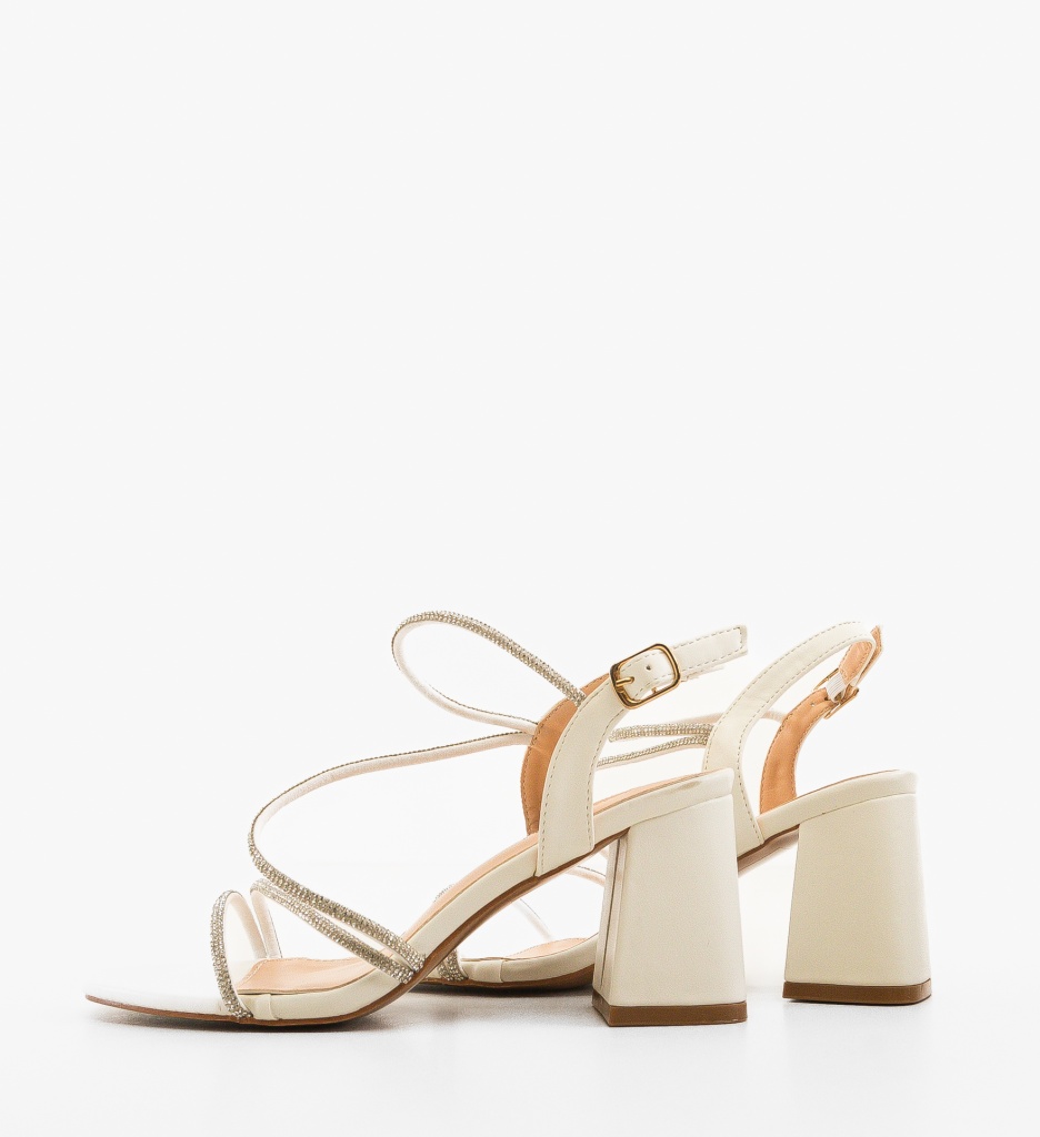 Sandale cu toc Rolo Albe Elegante - imagine 3