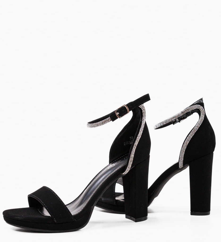 Sandale cu toc Cooper Negre - Eleganță și Stil - imagine 6