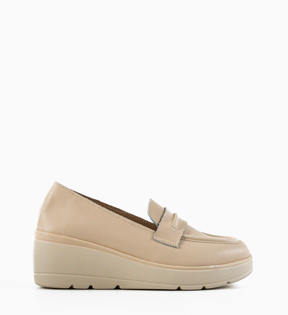 Pantofi Casual Teyana Bej | Confort și Stil - imagine 4