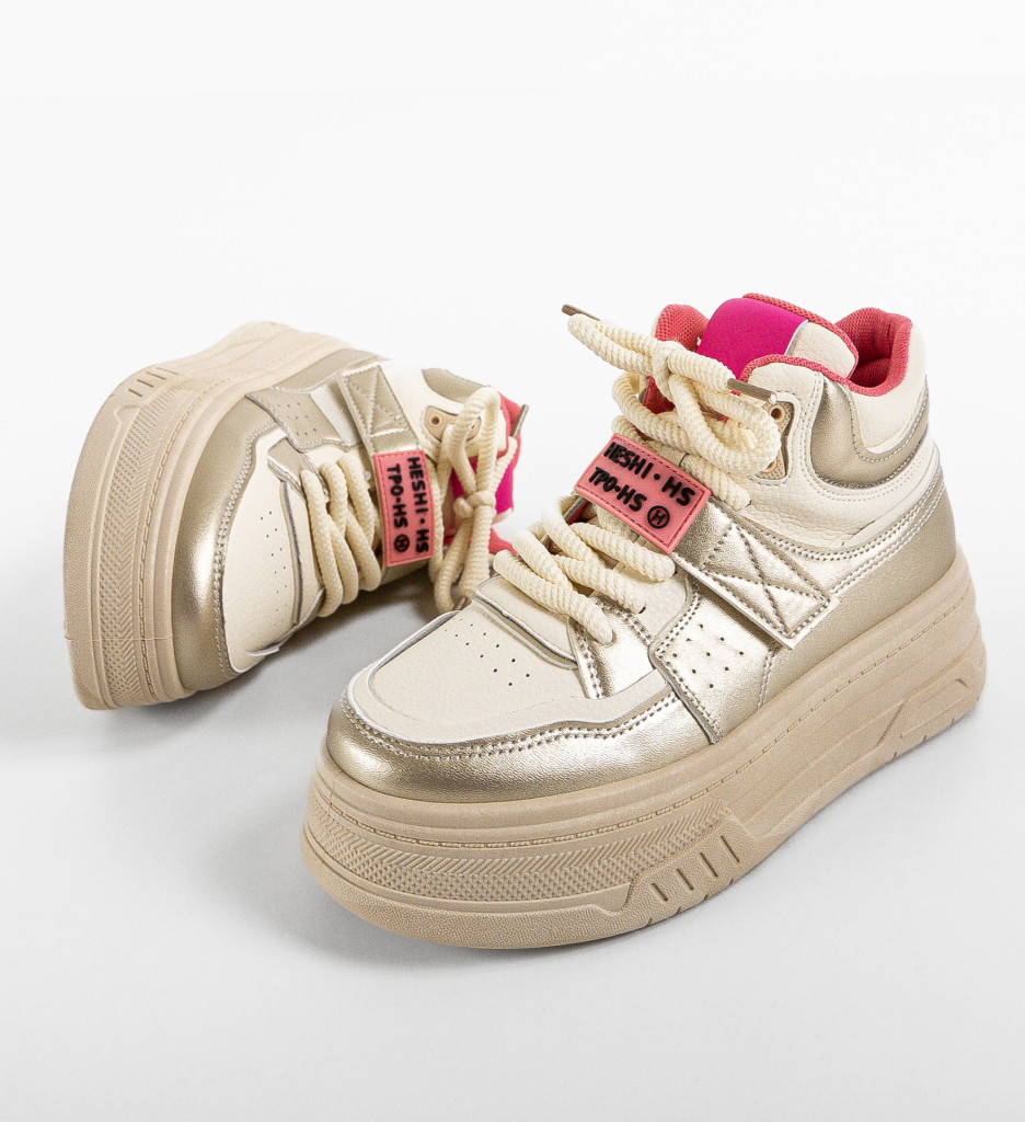 Pantofi Casual Dama Minga Bej | Confort & Stil - imagine 9