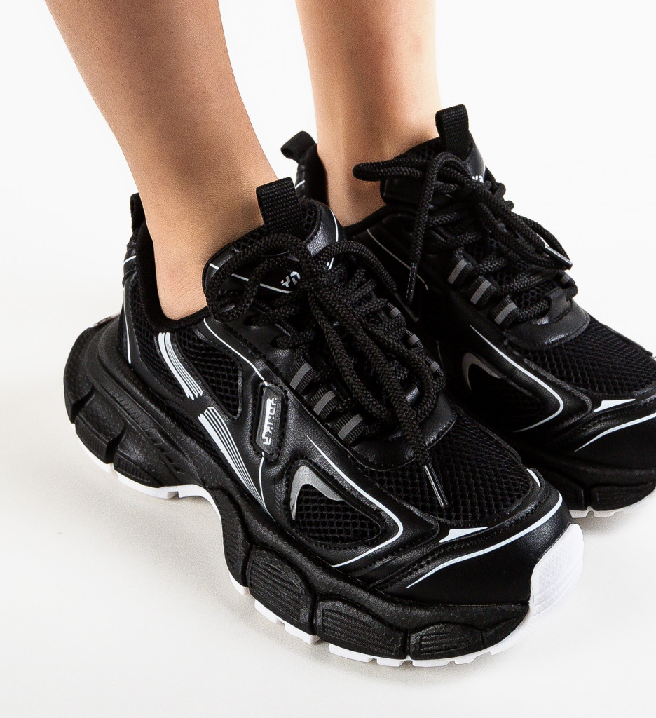 Sneakers Dama Ydouka Negri | Confort Urban - imagine 5