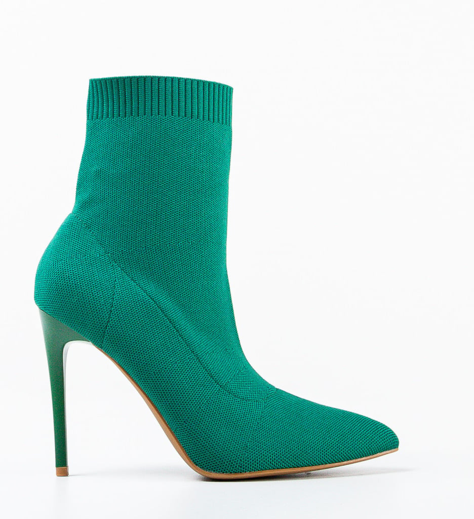Botine Dama Gluty Verzi - Eleganță și Confort - imagine 2