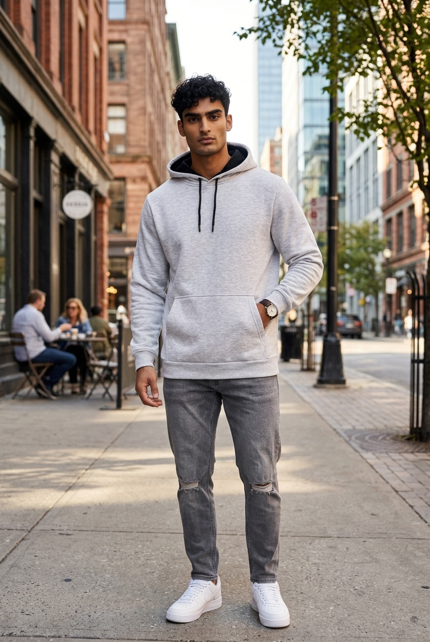 Hanorac barbati slim fit 13514 D3-2-3