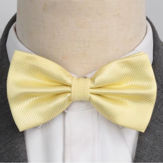 Papion Galben Picadili | Accesoriu Elegant