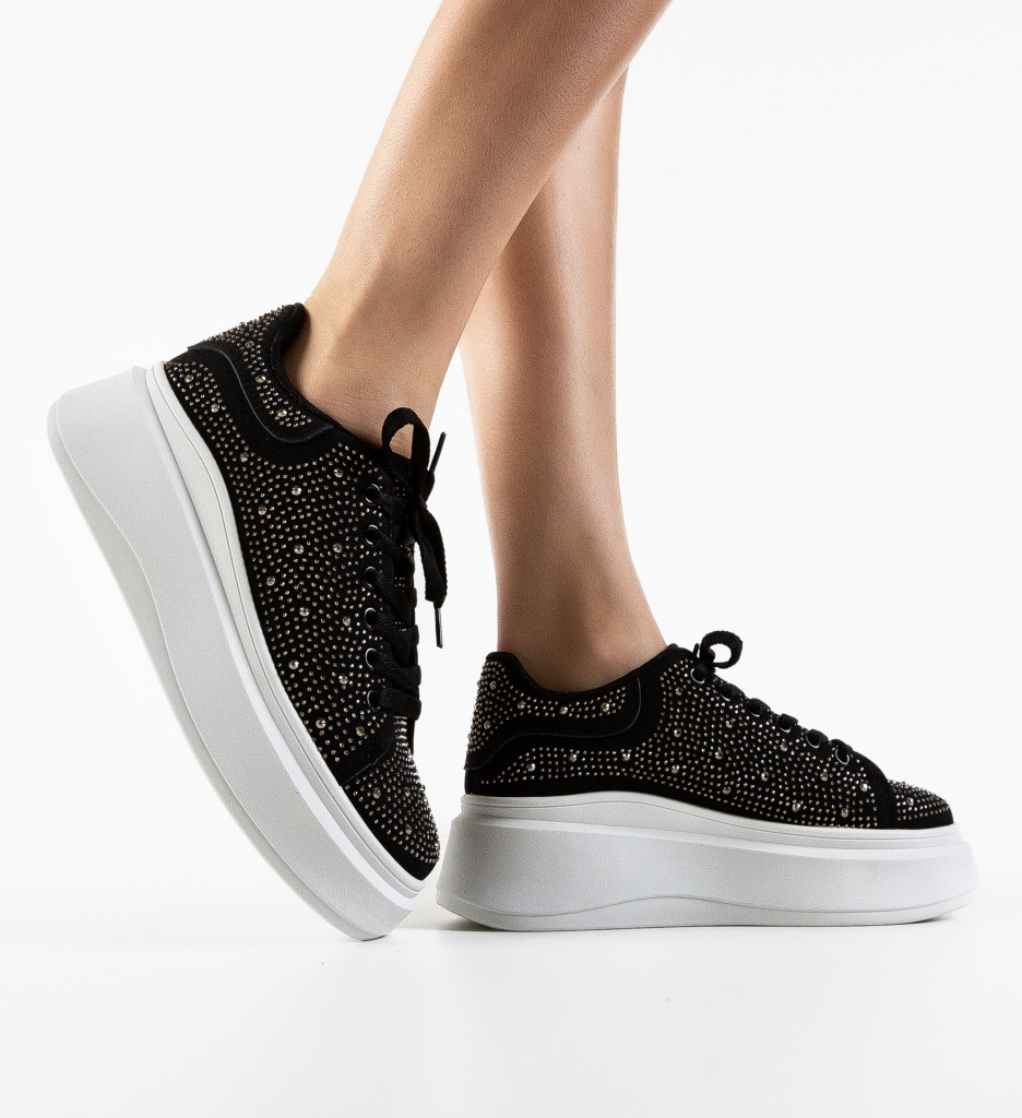 Sneakers Dama Picasso Negri - Stil și Confort