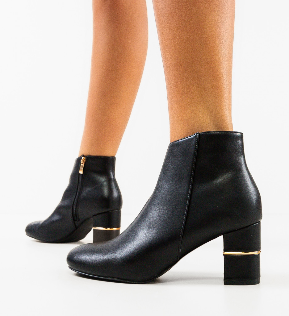 Botine Murray Negre - Eleganță și Confort - imagine 4
