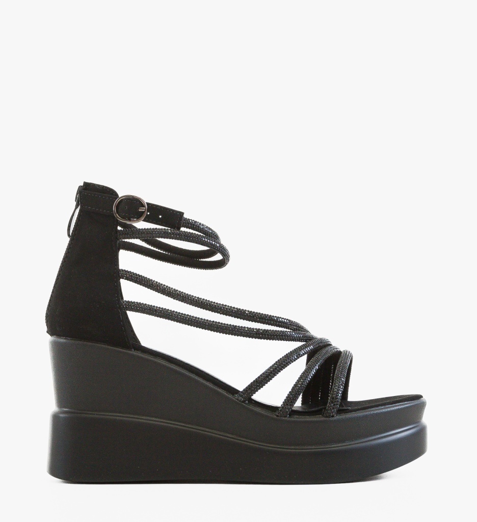Platforme Dama Burnet Negre | Eleganta si Confort - imagine 6