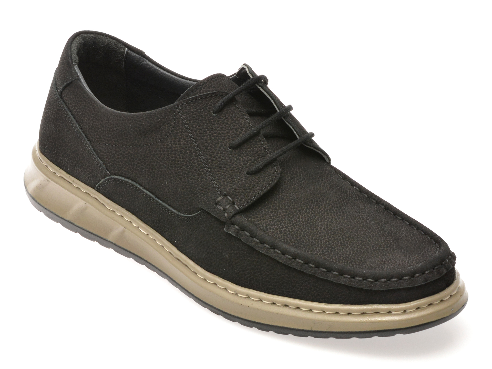 Mocasini SHOWMAN Negri SH4102 Din Nabuc Eleganți