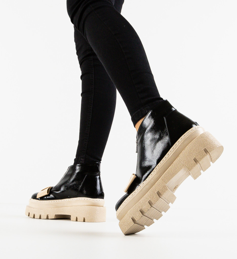 Pantofi Casual Parqua Negri - Confort și Stil - imagine 2