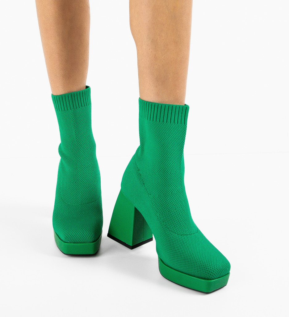 Botine Julie Verzi - Stil și Confort Unic - imagine 2
