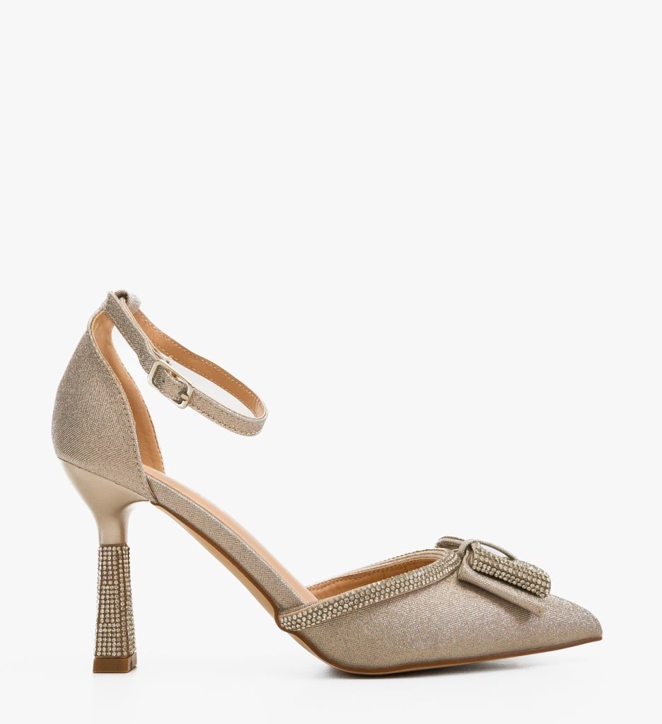 Pantofi Stiletto Tauler Argintii Eleganți - imagine 6