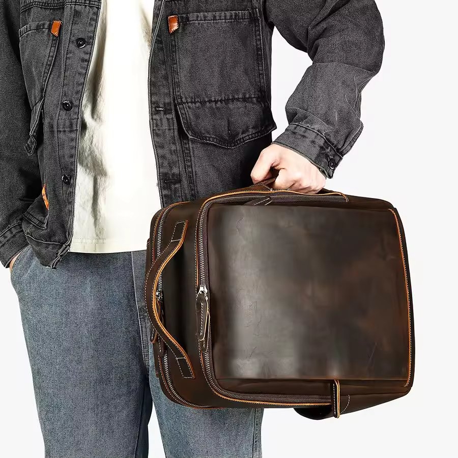 Rucsac Barbati Delis Sylas GT3319 Piele Naturala - imagine 3