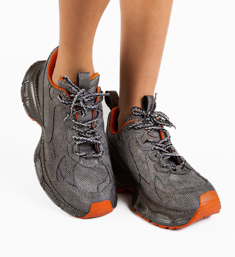 Sneakers Dama Dyryry Gri - Confort Sport