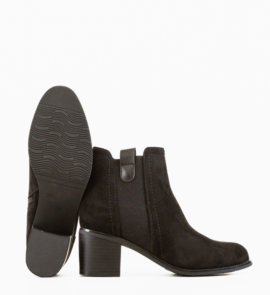 Botine Gregory Negre - Eleganță și Confort - imagine 5