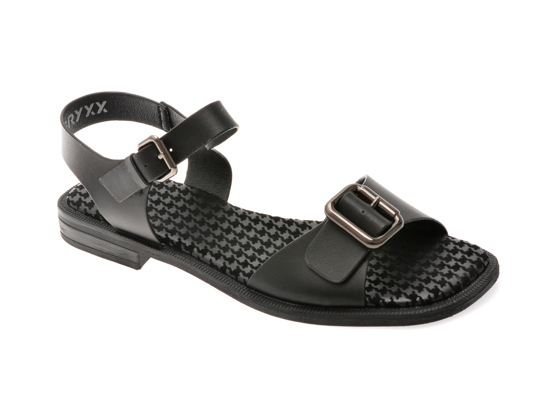 Sandale GRYXX Negre din Piele | Eleganta Durabila