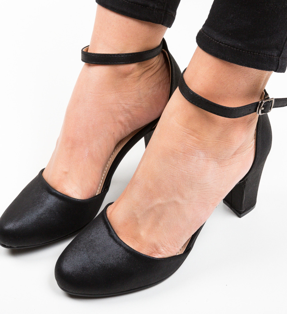 Pantofi Terp Negri | Eleganță și Stil - imagine 3