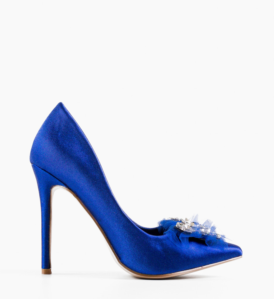 Pantofi cu toc albastri Neanyta - Eleganță și Stil - imagine 5
