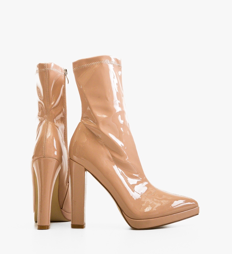 Botine Dama Zohai Nude - Eleganță și Stil - imagine 3