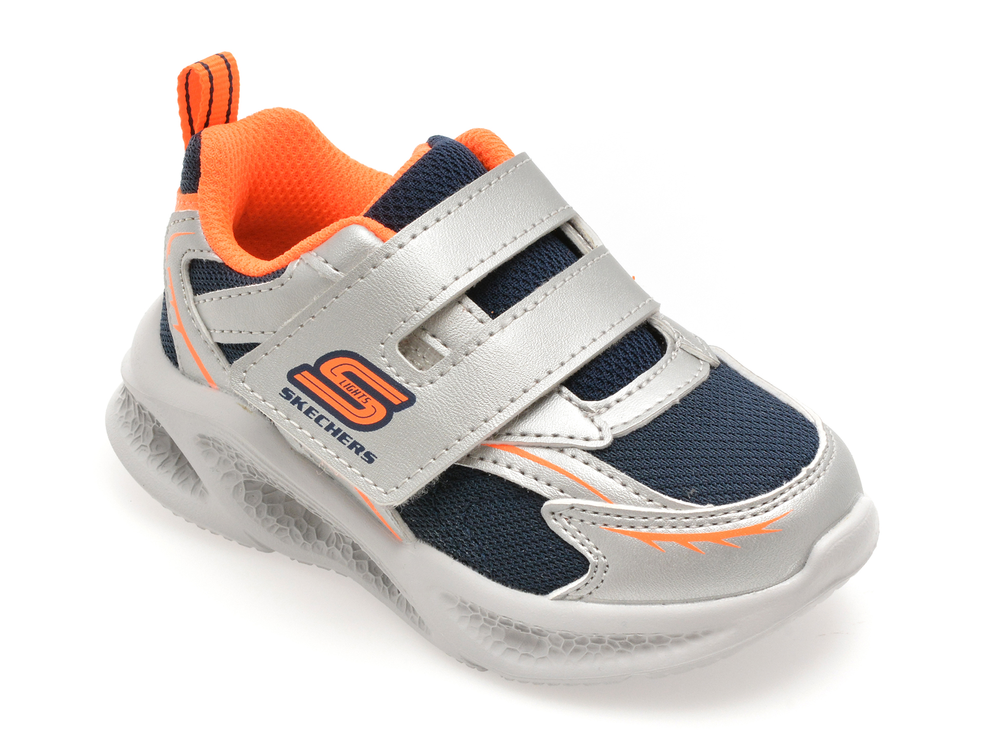 Pantofi Skechers Meteor-Lights Argintii - Confort