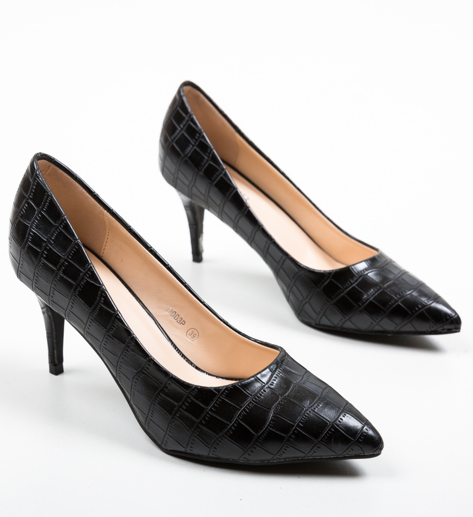 Pantofi Diji Negri Eleganți - imagine 6