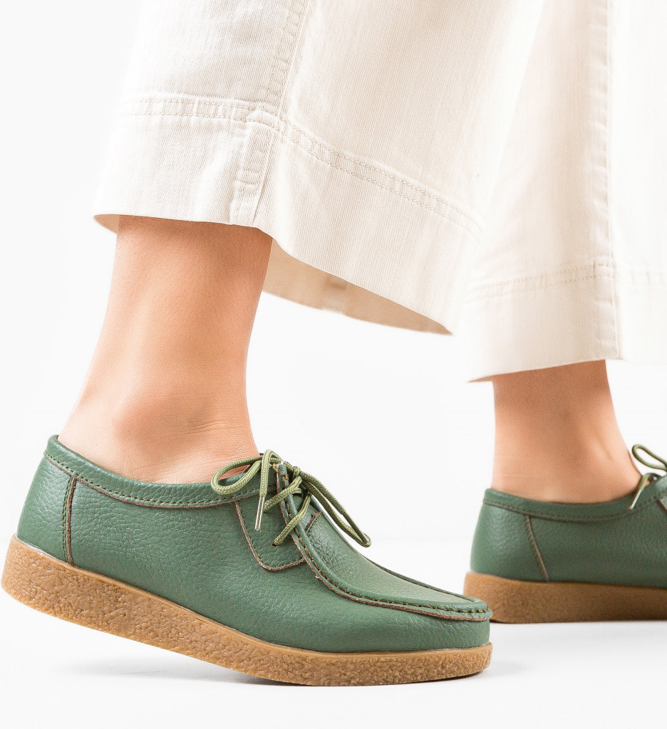 Pantofi Casual Neca Verzi | Confort Zilnic - imagine 2