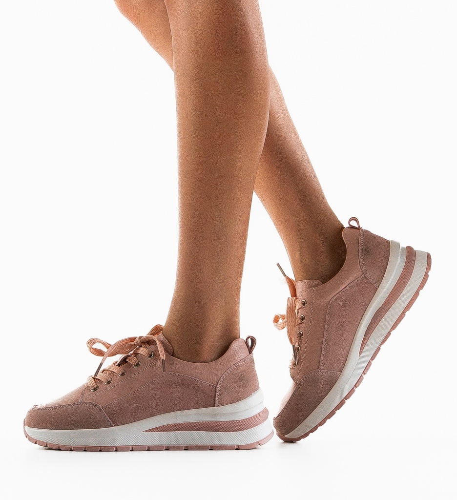 Sneakers Likolas Roz - Confort și Stil Sport - imagine 2