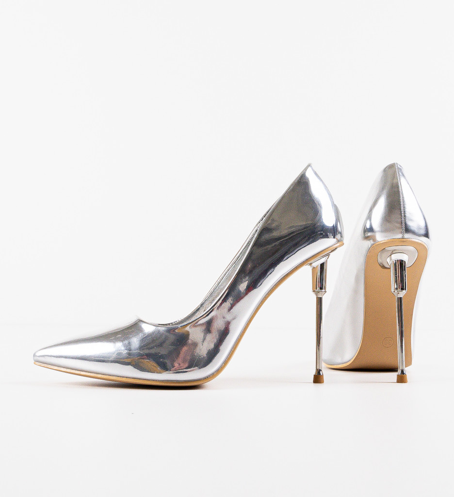 Pantofi Pascar Argintii - Eleganță și Stil - imagine 8