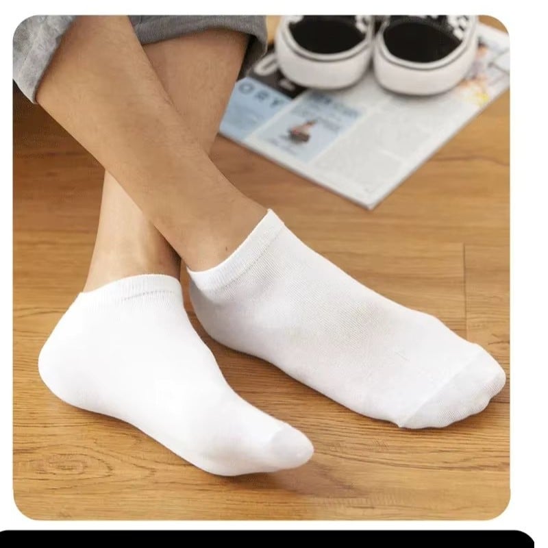 Picadili Sosete Barbati Set 10 Perechi Albe - imagine 2