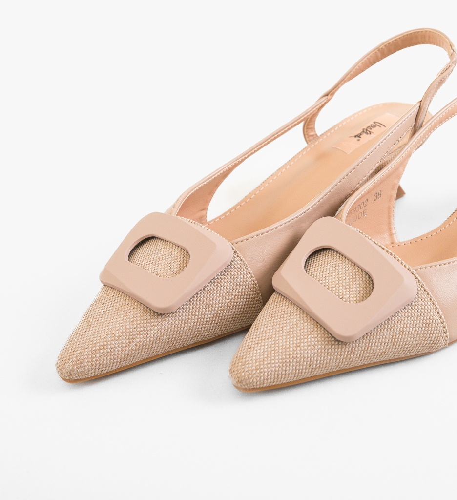 Pantofi Dama Lorcan Nude - Eleganță și Stil - imagine 5