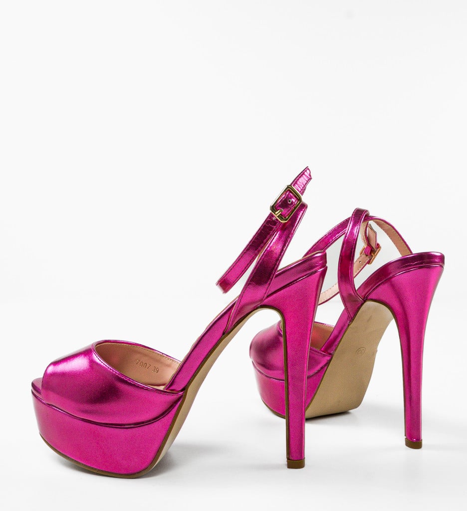 Sandale Thyrza Fuchsia - Eleganță și Stil - imagine 8