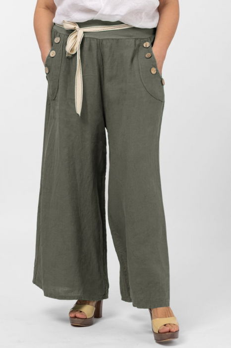 Pantaloni In Shopika | Vară Confortabil Kaki