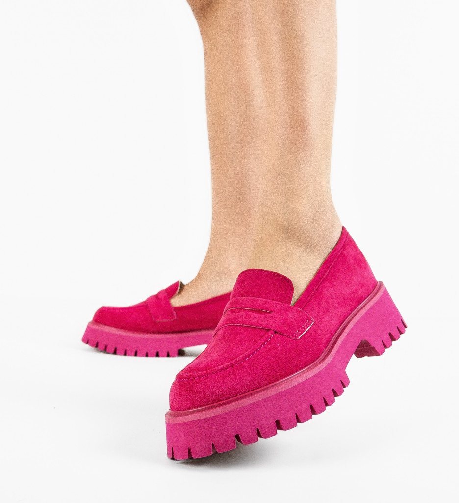 Pantofi Casual Stein Fuchsia - Confort și Stil - imagine 1