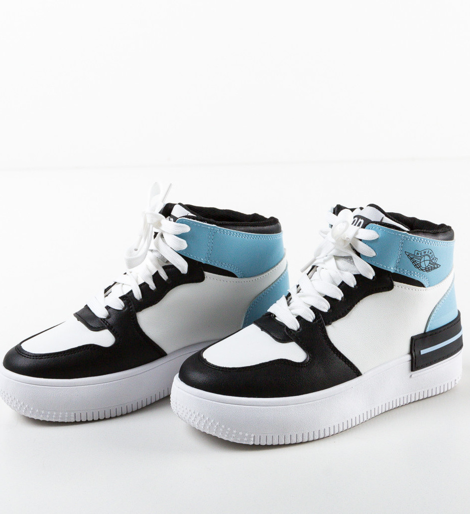 Sneakers Dama Albastri Alissa | Confort si Stil - imagine 4